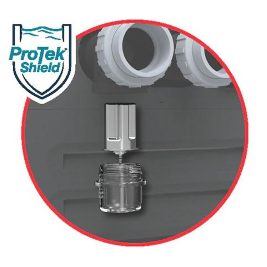 Thermopompe électronique à échangeur cupro-nickel au gaz naturel digital de Raypak de 199 500 BTU