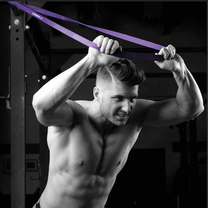 Bande de force en latex CoreFX - Bleu