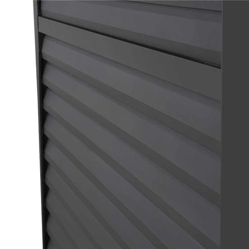 Panneau de persiennes mobiles pour pergola 10' - Anthracite