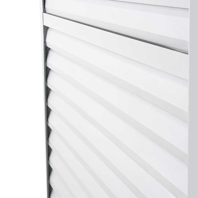 Movable louver panel for 10' pergola - White