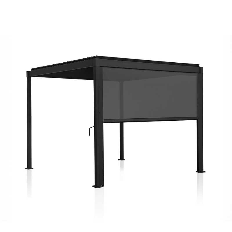 Moustiquaire déroulant pour pergola Cosa 10' - Gris foncé