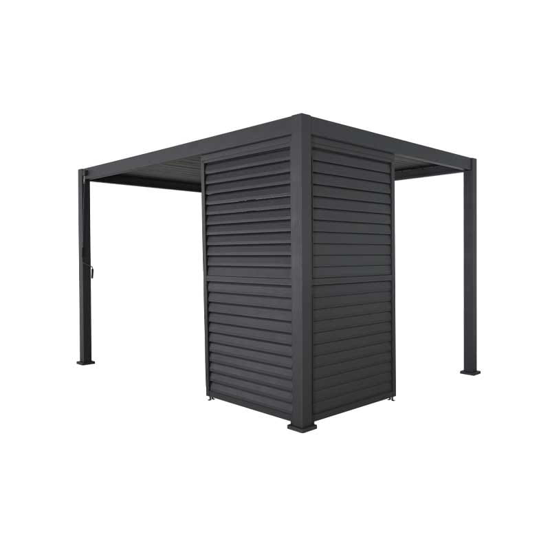 Panneau de persiennes mobiles pour pergola 10' - Anthracite