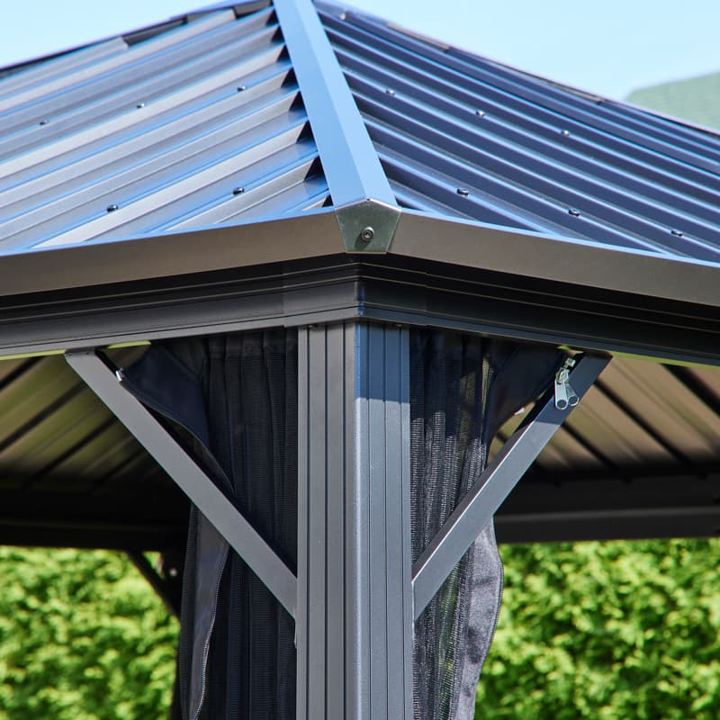 Brunello Gazebo 10' x 10' - Anthracite