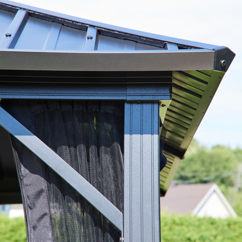 10' x 12' Brunello Gazebo - Anthracite