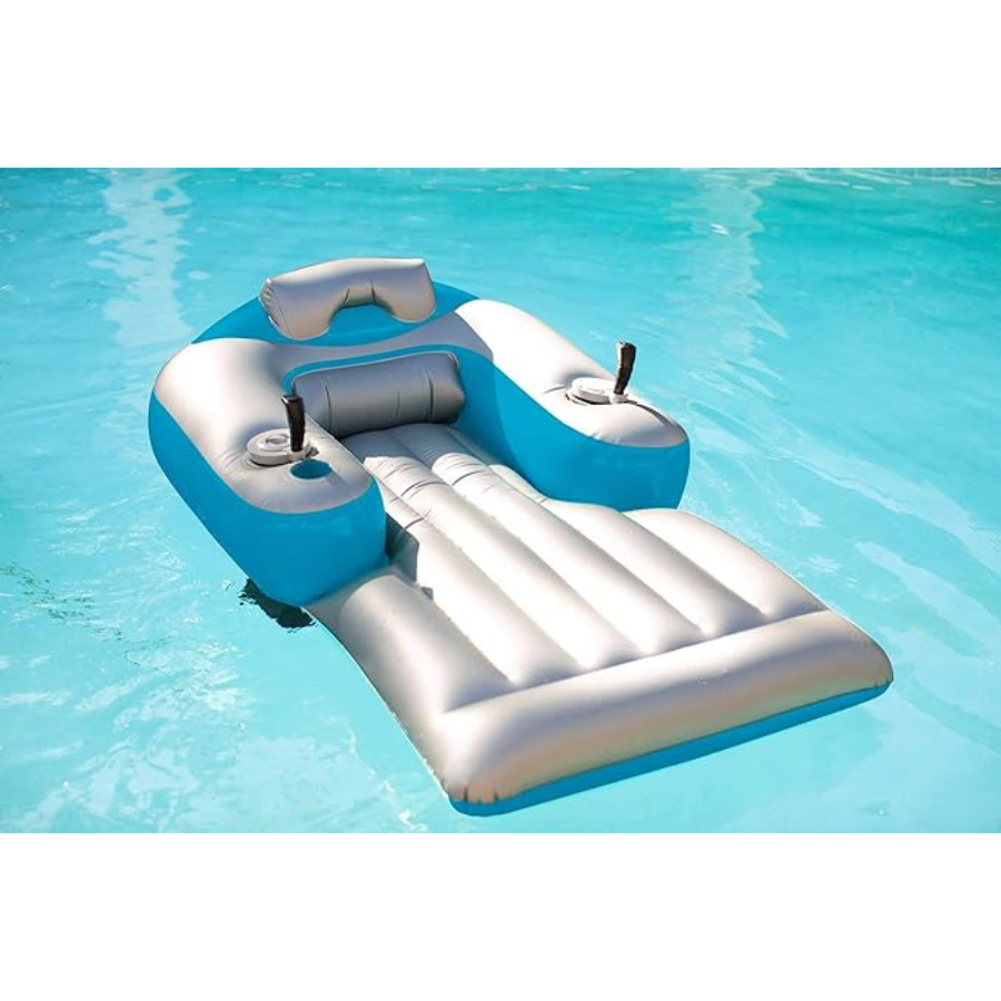 Chaise longue de piscine gonflable de luxe motorisée Pool Candy Splashrunner