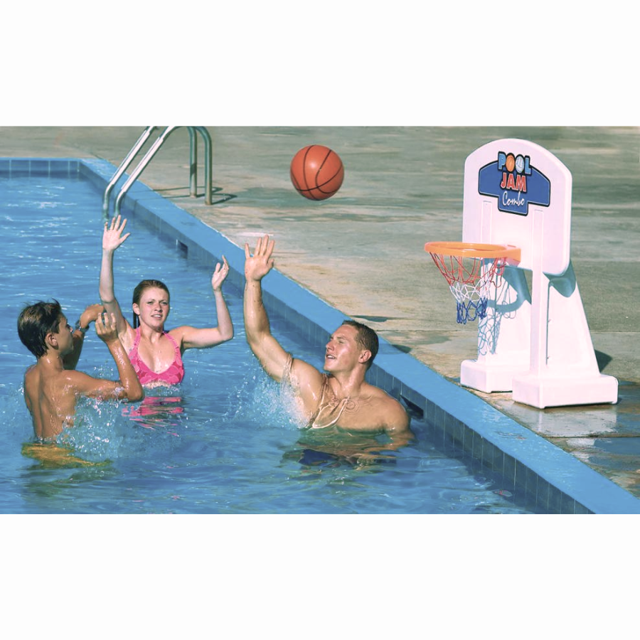 Inground Pool Jam Basketball/Volleyball Combo
