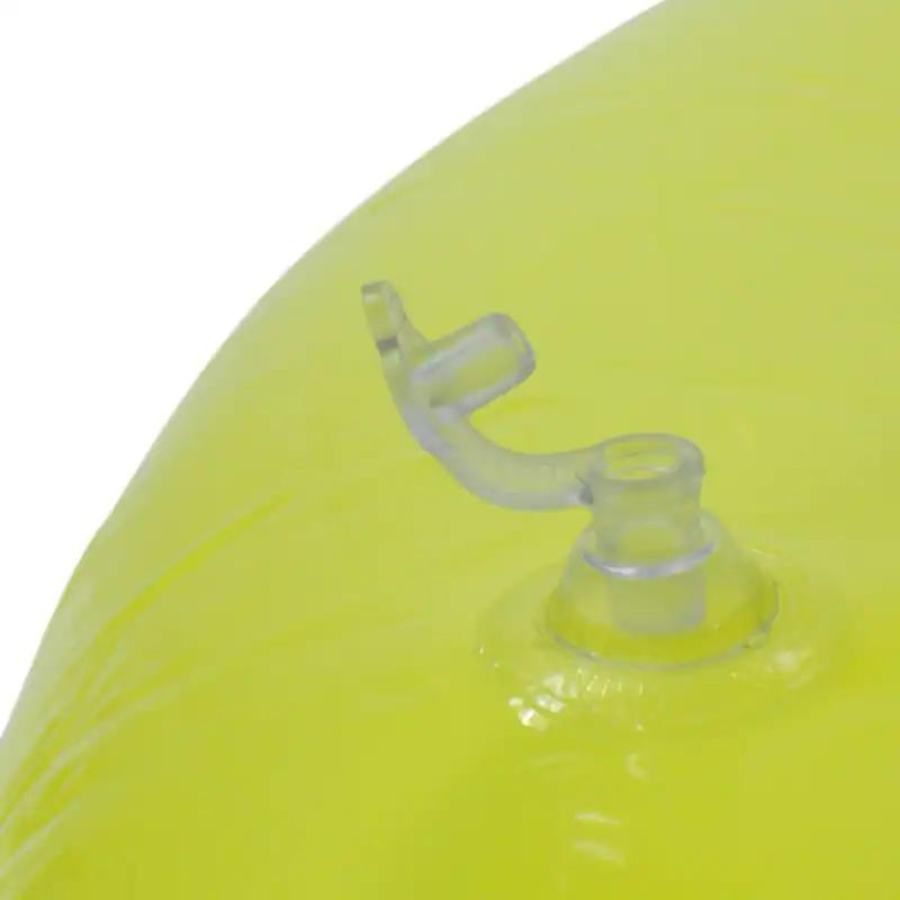 Anneau de bain de piscine brillant de couleur jaune (30 pouces)