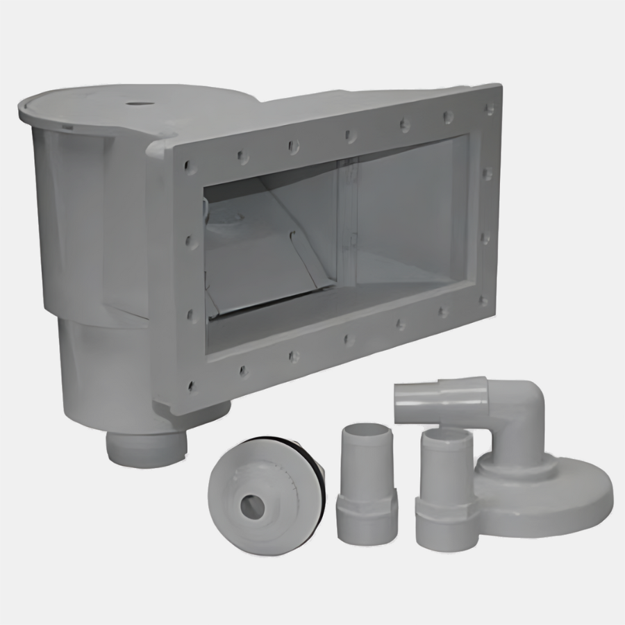 Écumoire de piscine hors terre Hayward Dyna-Skim de 12 pouces à large ouverture (gris foncé)