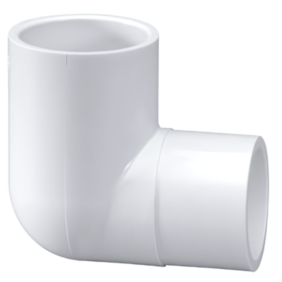 1.5 inch PVC 90 Degree Street Elbow SPG / Slip