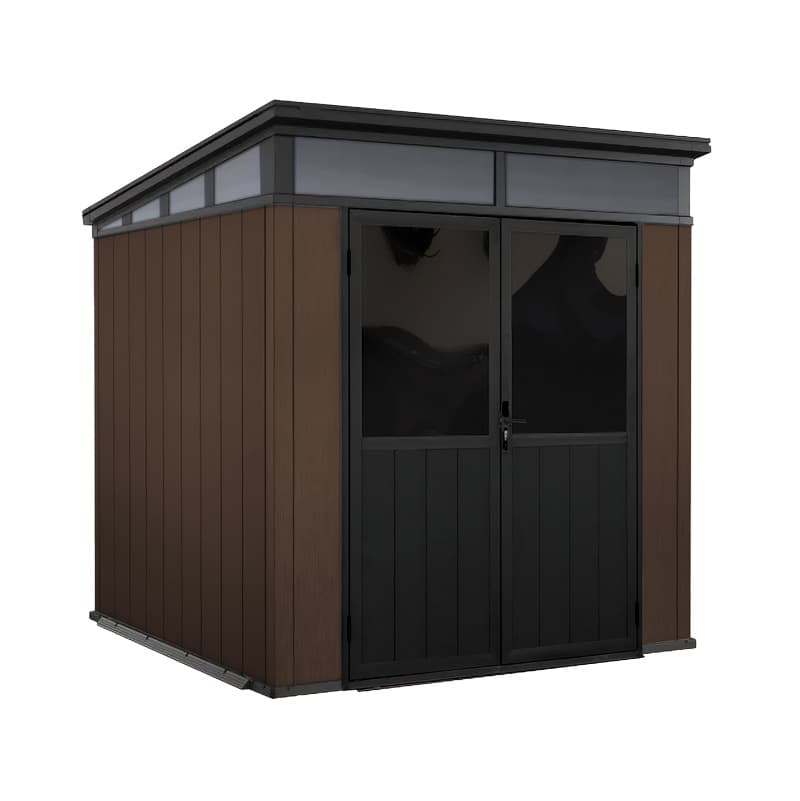 Cabanon Mirage 7' x 7' Cèdre Brun