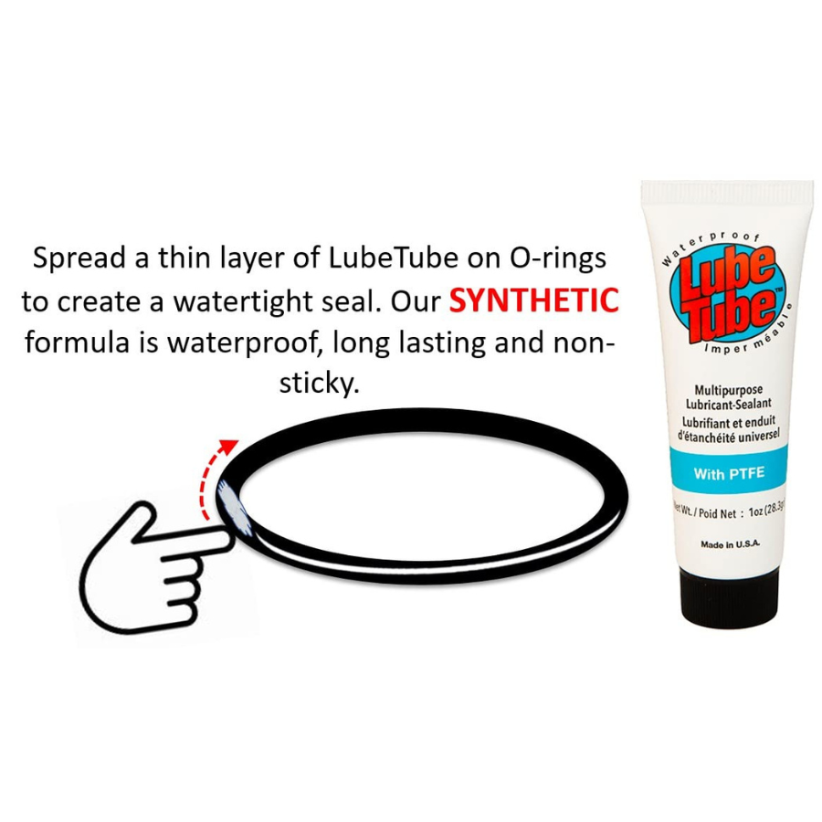 Lube Tube 0.17 Oz Lubrifiant et scellant avec PTFE