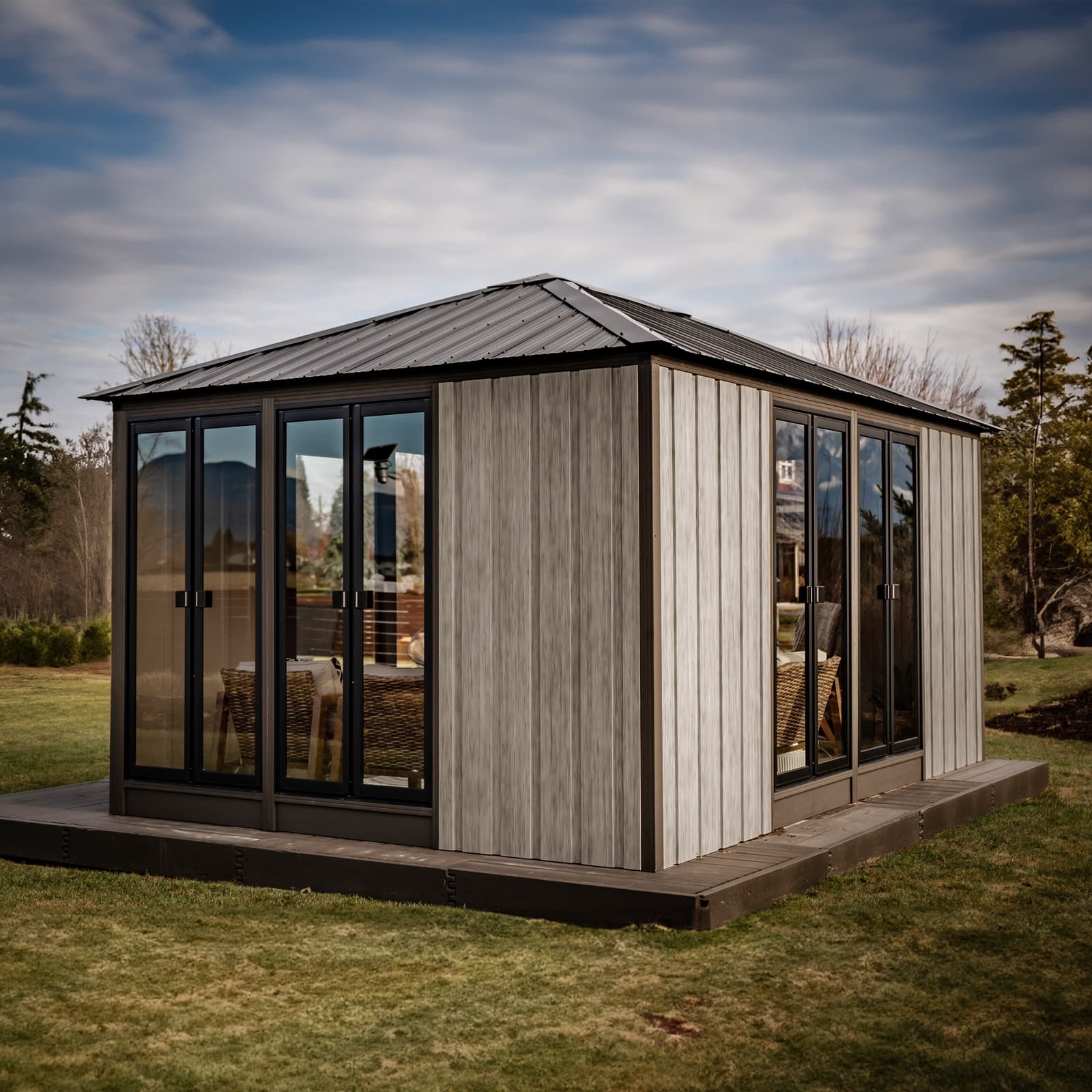 Pavillon Sofia 11' x 14' - Blacksmith - Argile