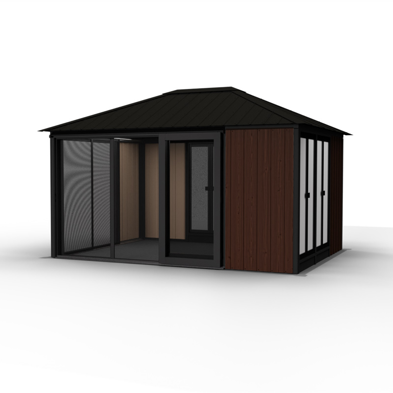 Pavillon Sofia 14' x 14' - Blacksmith - Espresso