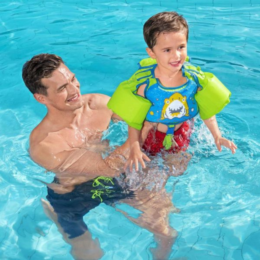 Bestway Flip N Reveal Sequin Swim Pals (Green and Blue)