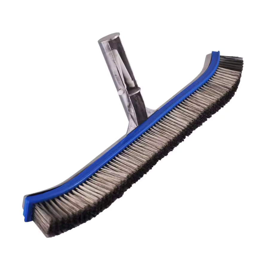 Discontinued Deluxe Wall Brush 18 inches with Polished Aluminum Back