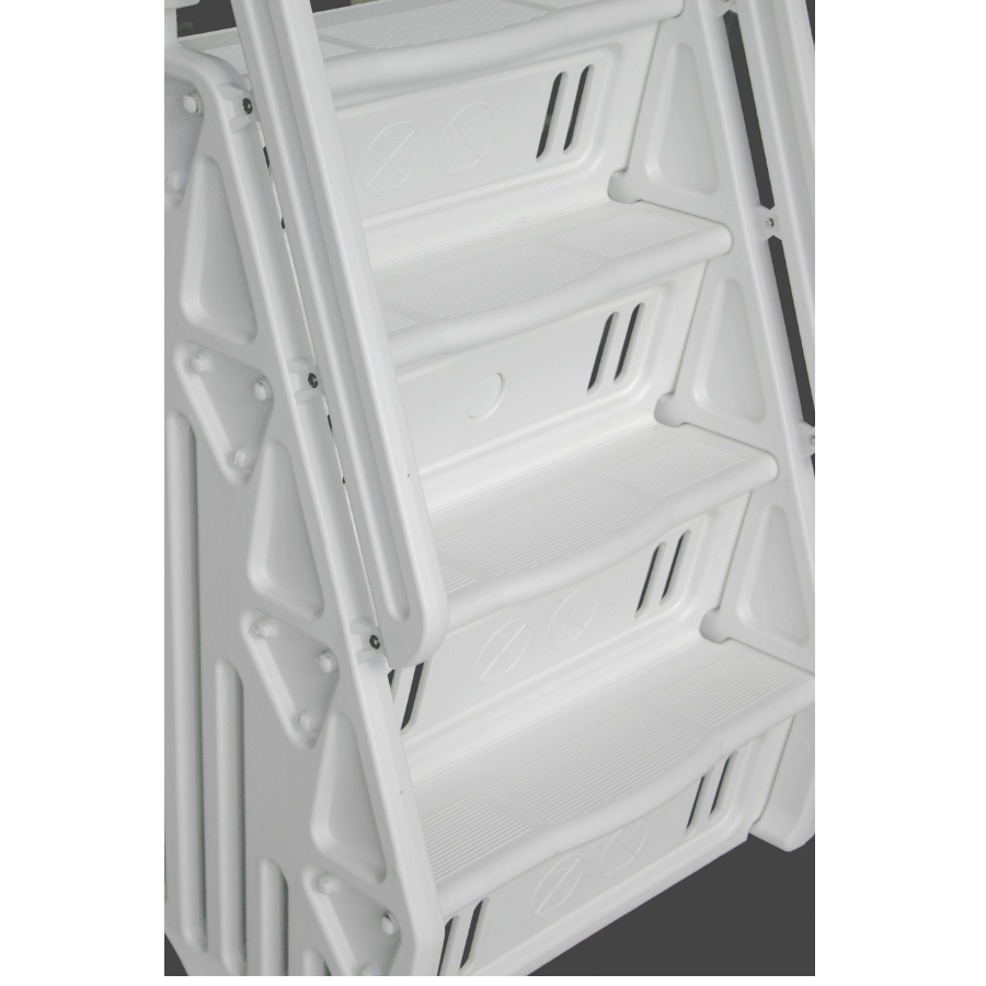 Grande marche, échelle et barrière d'entrée (Taupe)