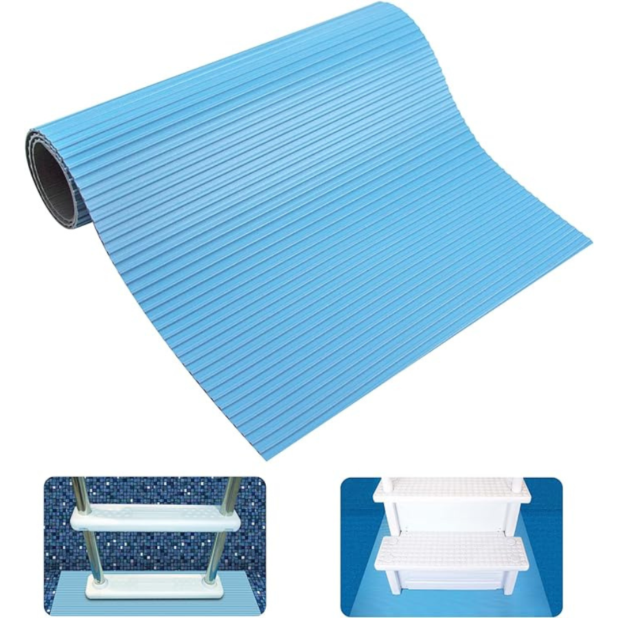 Tapis de protection pour échelle de piscine