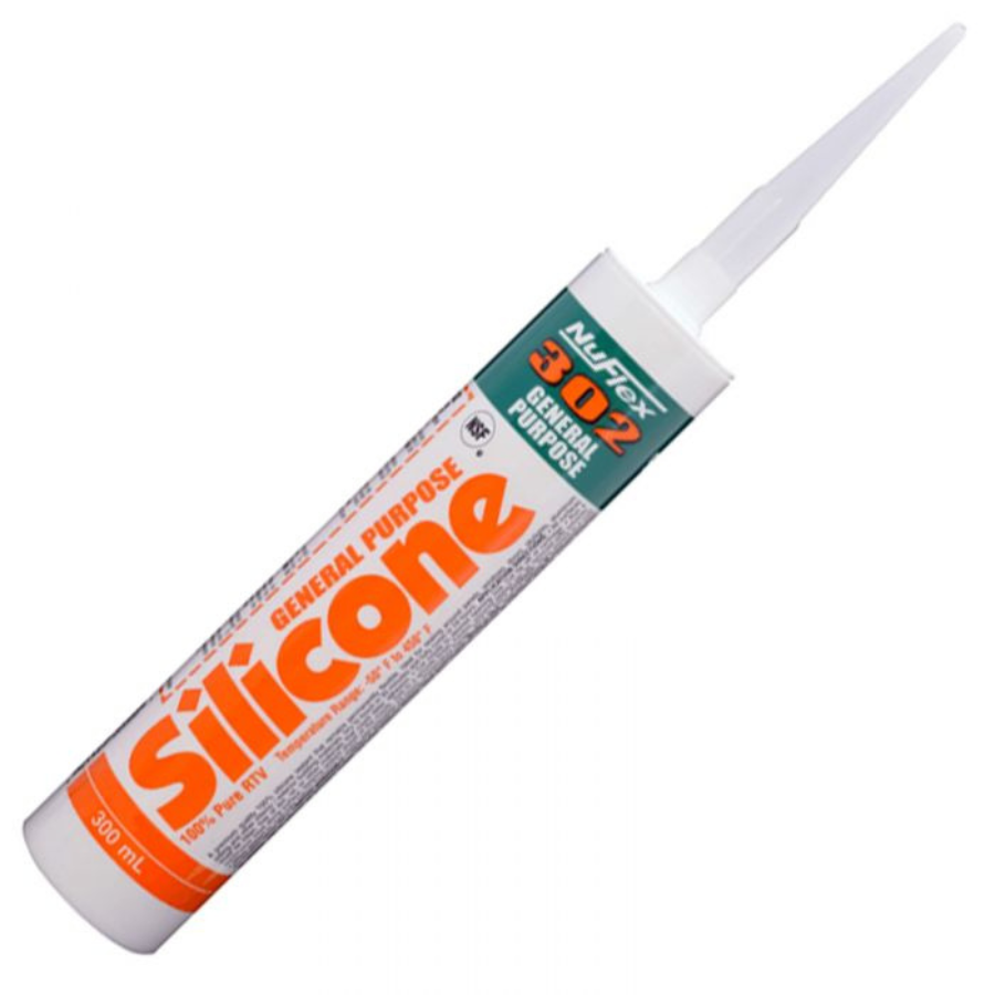 Scellant au silicone à usage général NuFlex 302 (transparent, 300 ml)