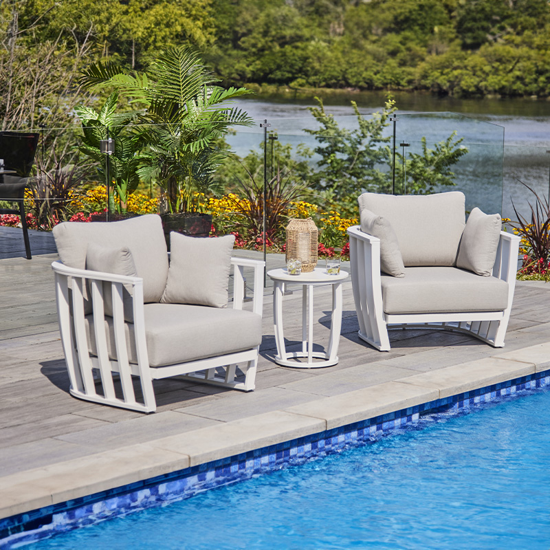 Ensemble conversation Marbella avec table d'appoint