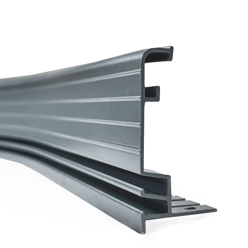 Dual Track Inground Coping 2 ft Rounded Corners Grey