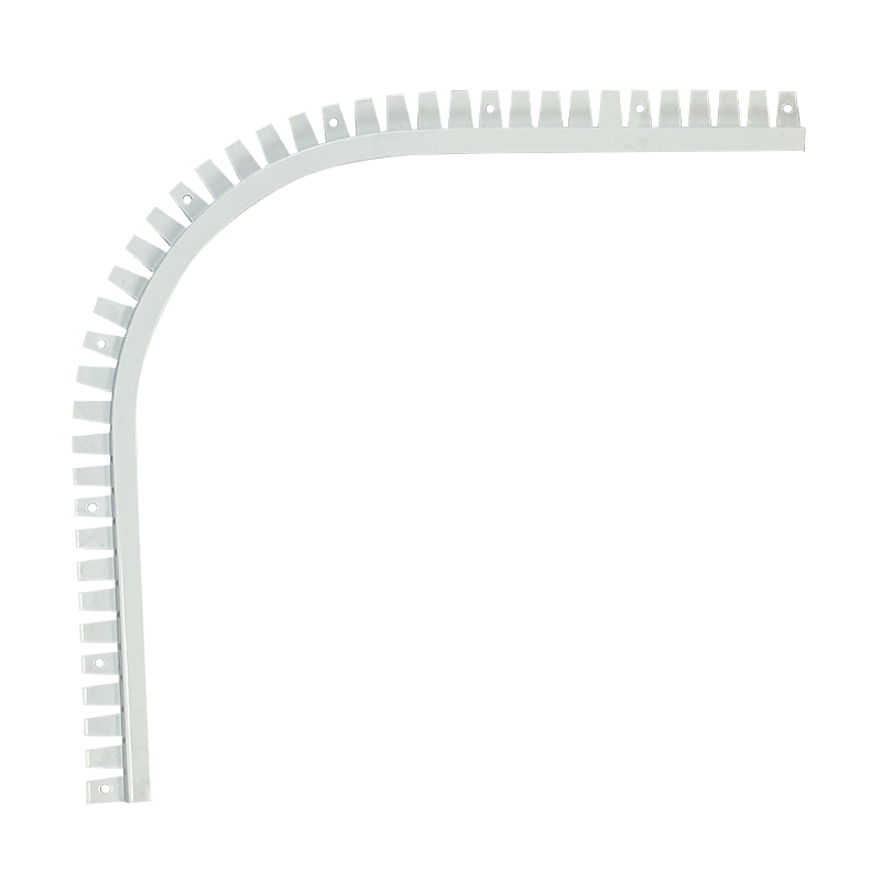 Couronnement de Montage Supérieur à 2 Pistes en Aluminium Blanc pour Piscine Creusée (sections 10 pieds)