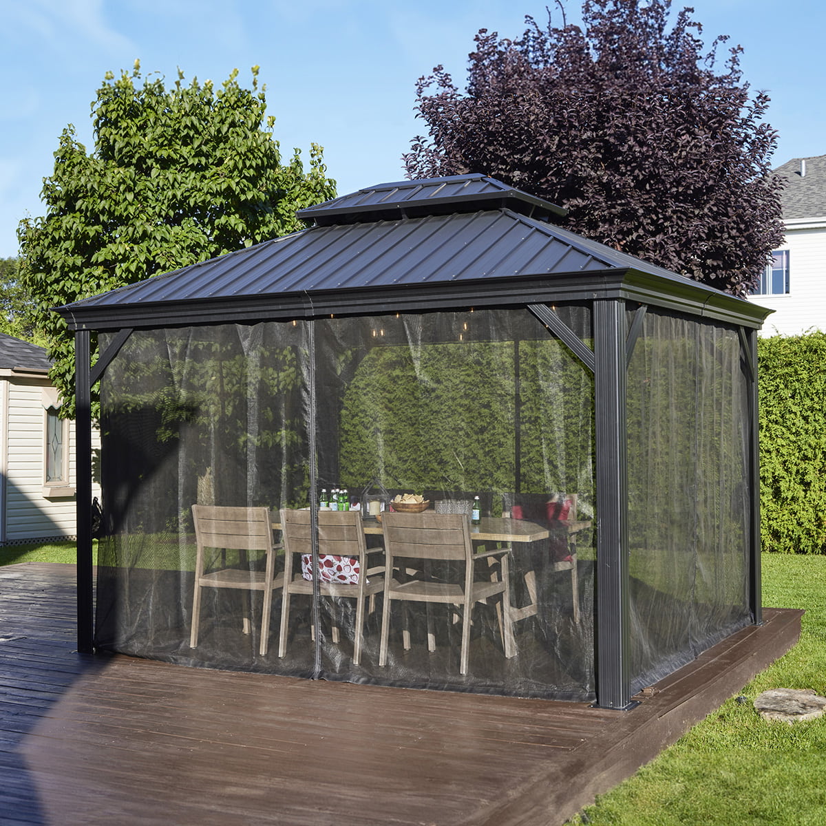 Moustiquaire pour gazebo Bruxelles - 10' x 14'