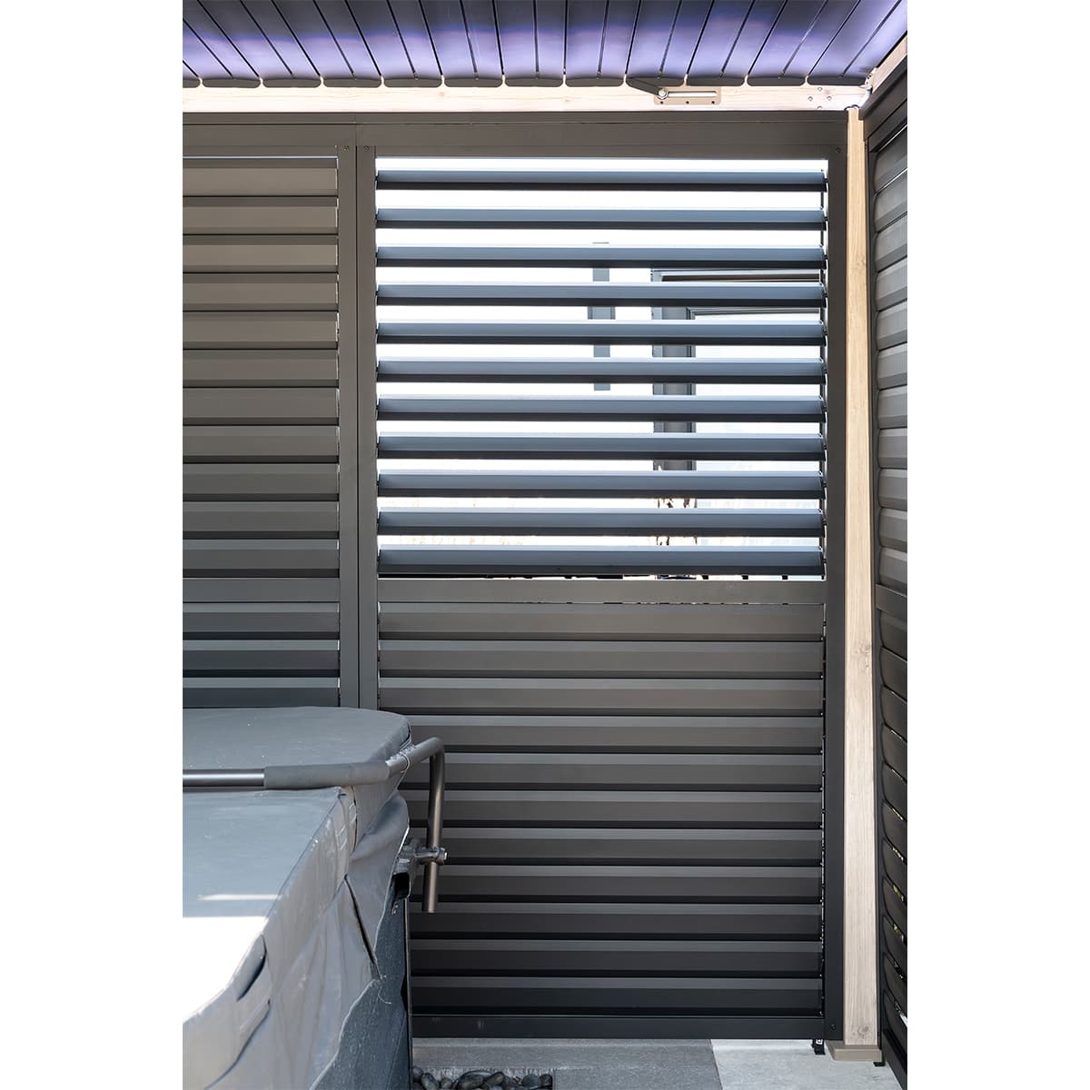 Movable louver panel for 13' pergola - Anthracite