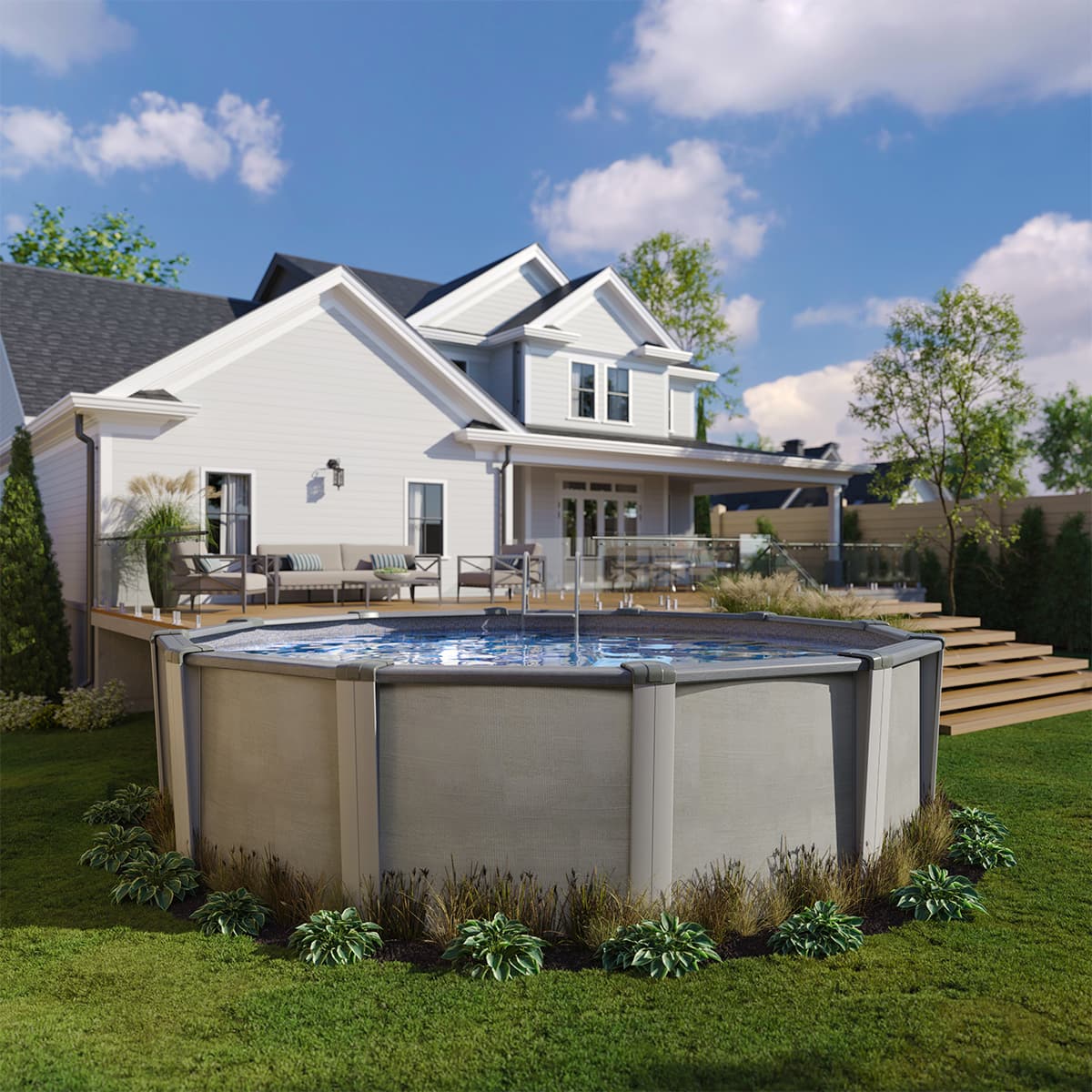 Piscine hors terre Soho - Ronde 24'