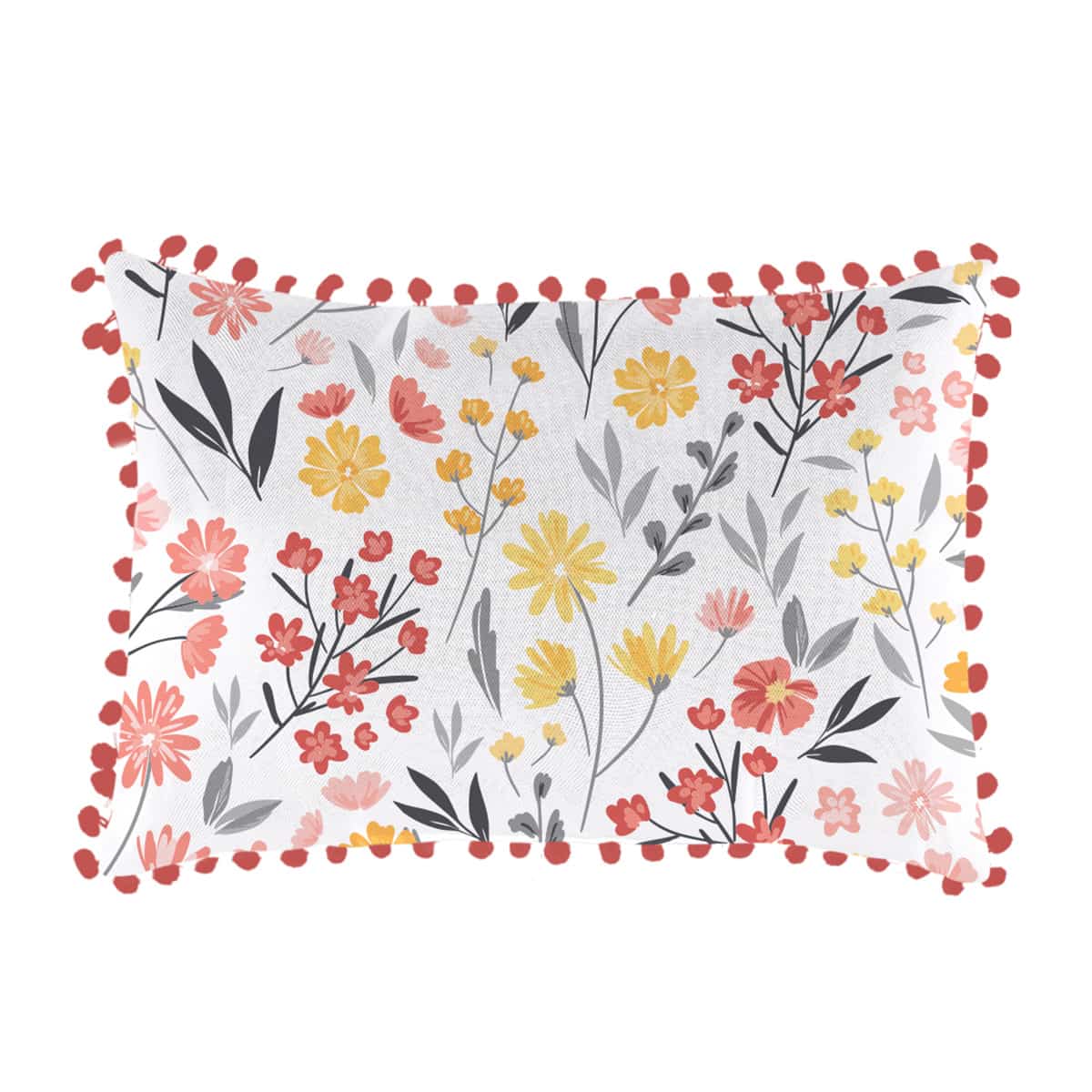 Coussin lombaire 12 po x 18 po - Danse des fleurs