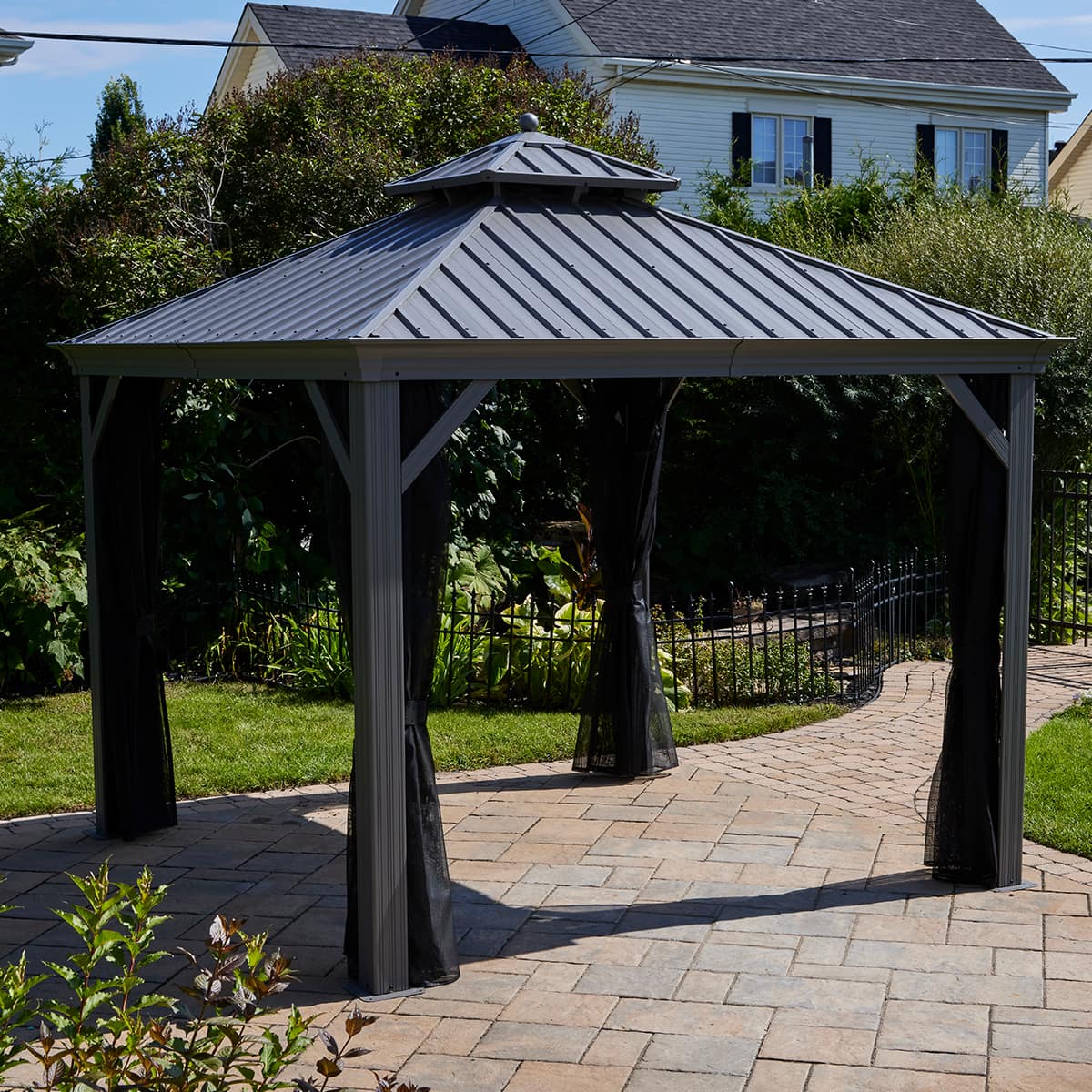 Gazebo Porto 10' x 10' - Anthracite