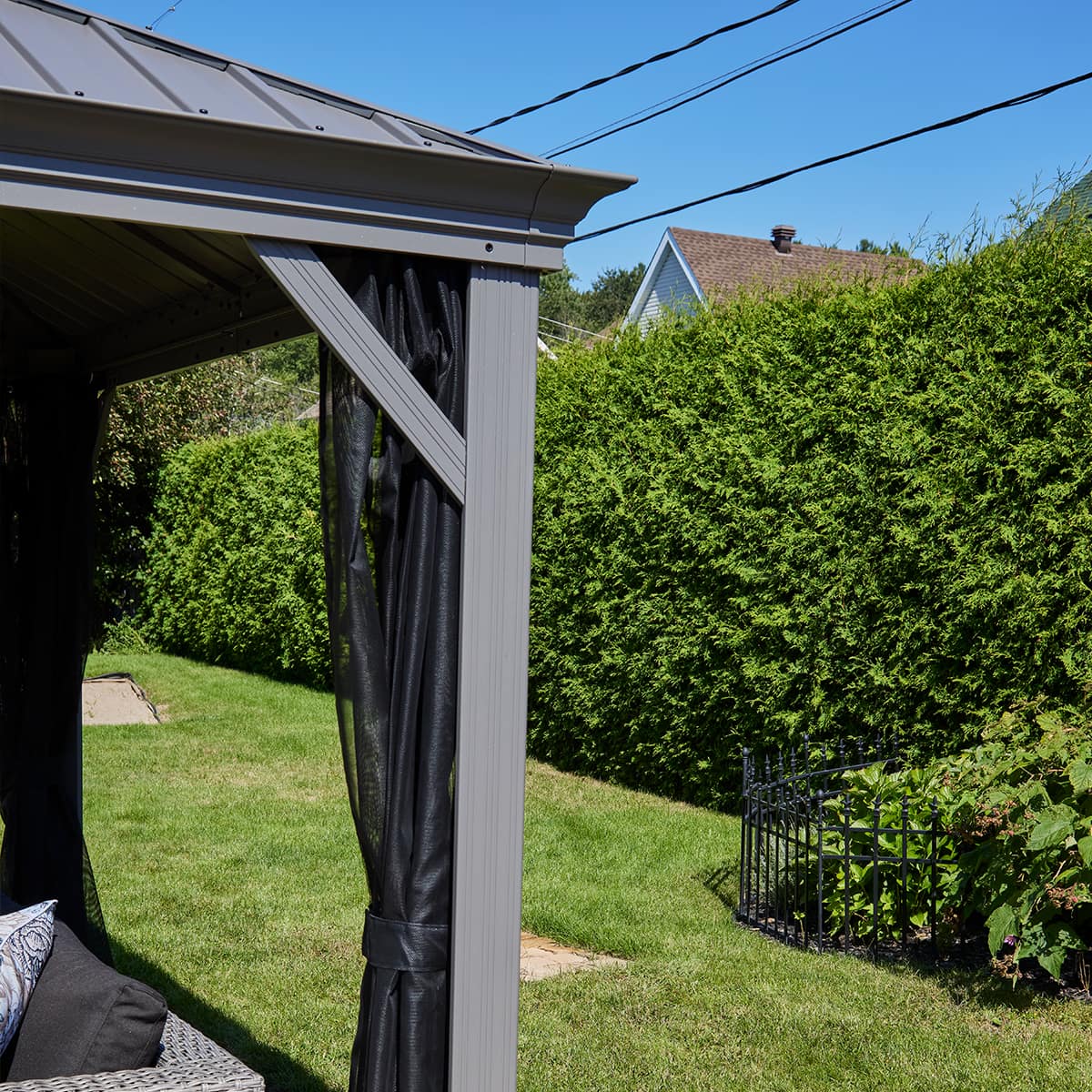 Gazebo Porto 10' x 10' - Graphite