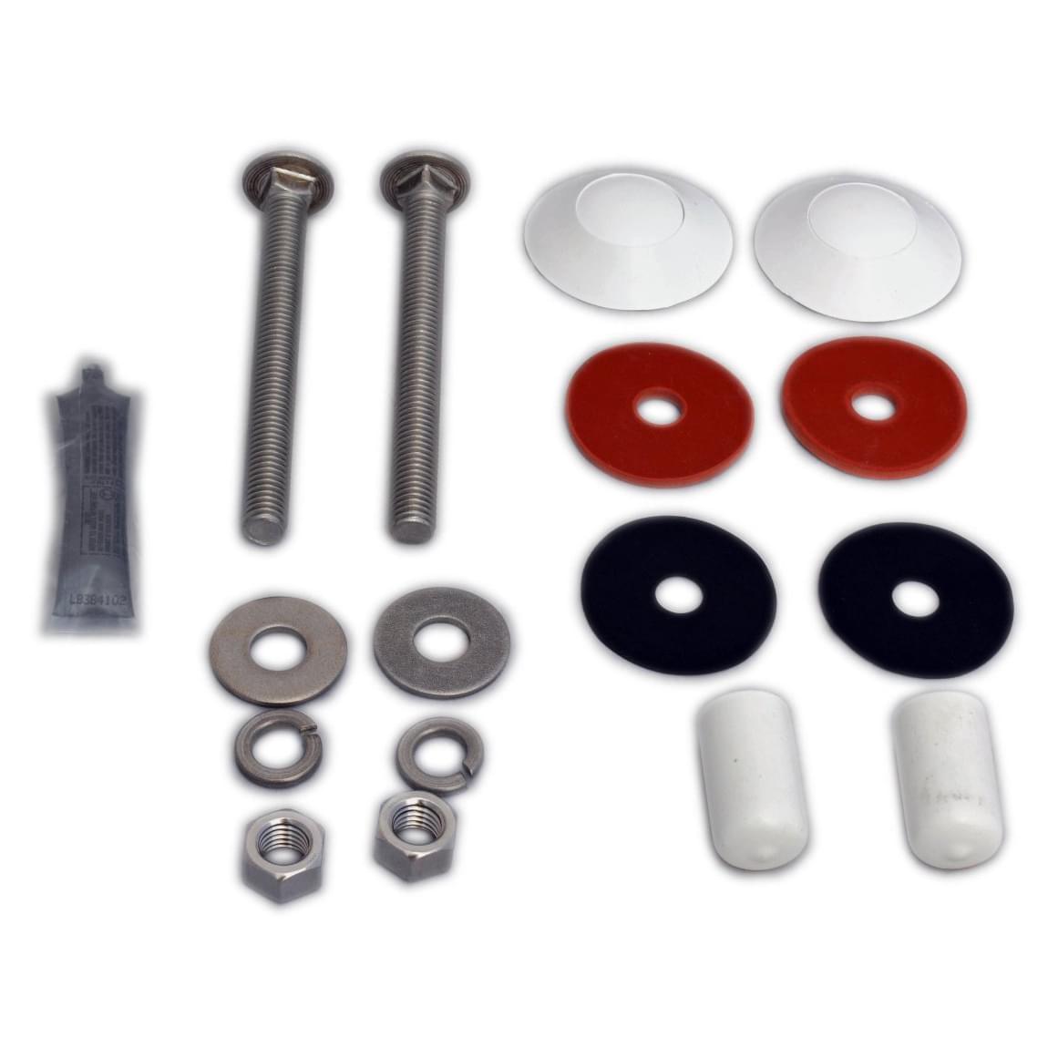 Inter-Fab Complete Duro-Beam and Techni-Beam Board Hardware Kit (Stainless Steel)