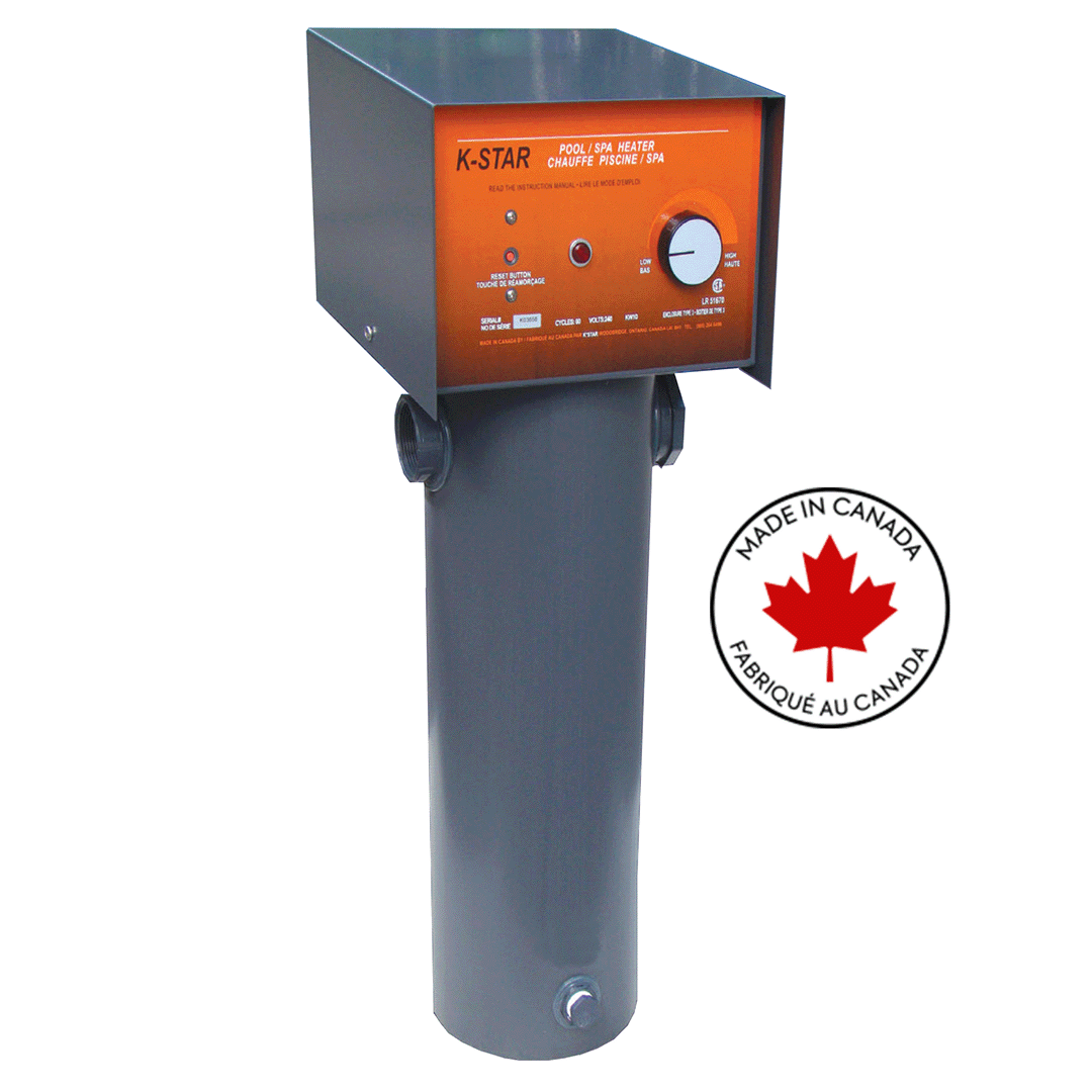 K-Star 10KW Electric Pool/Spa Heater (65,000 L)