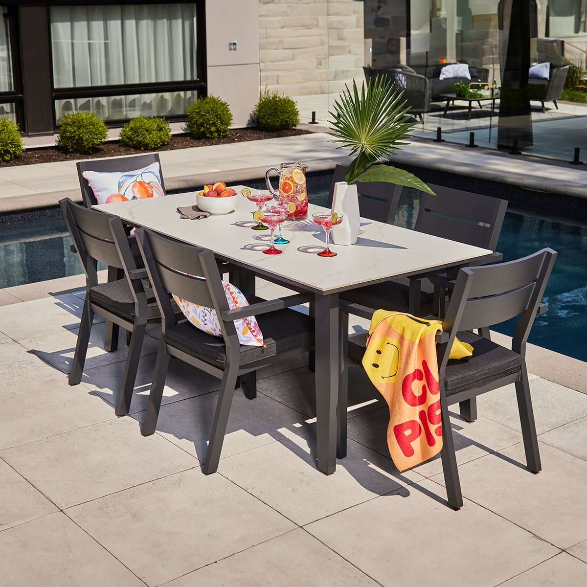 Elgin Dining Set - 6 Chairs and Rectangular Table