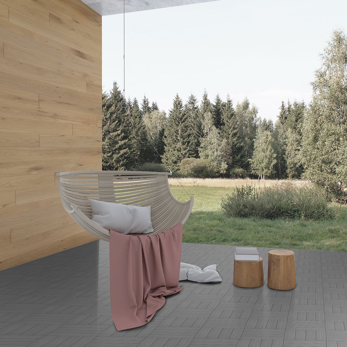 Composite Tile 12''x12'' - Greige