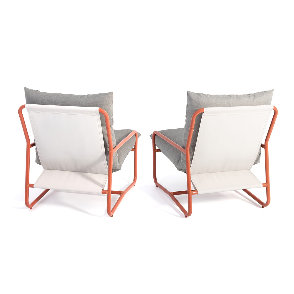 Miro Conversation Chair - Coral