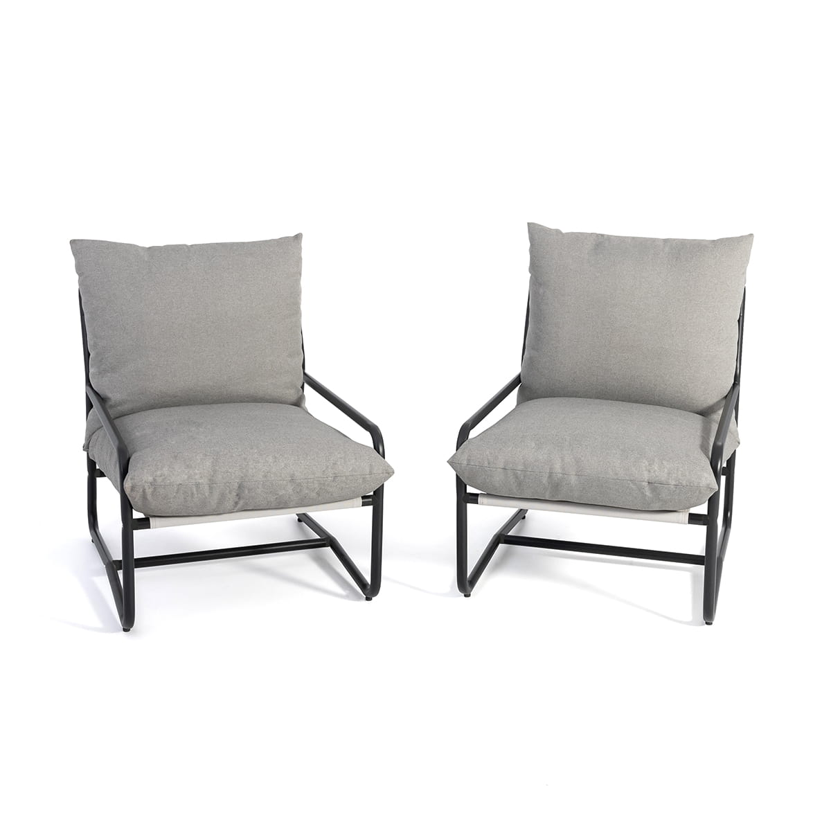 Miro Conversation Chair - Black