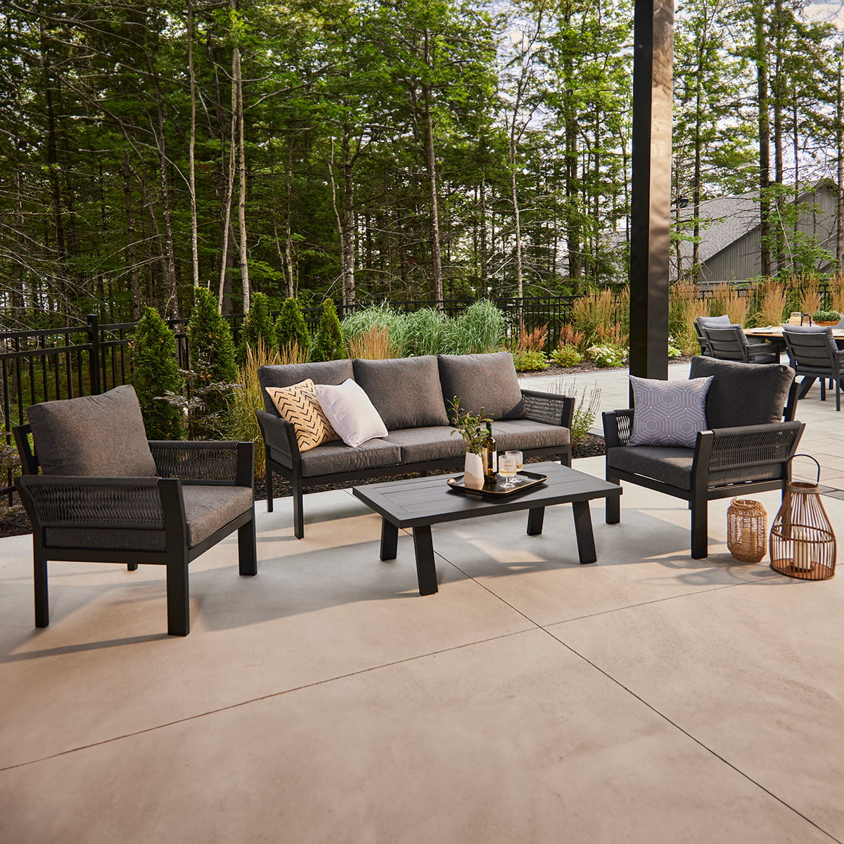 Azalea Conversation Set - Black