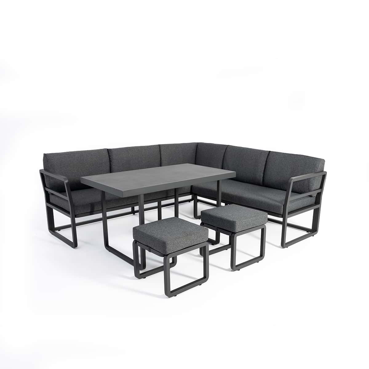 Dylan sectionnal dining - Dark grey
