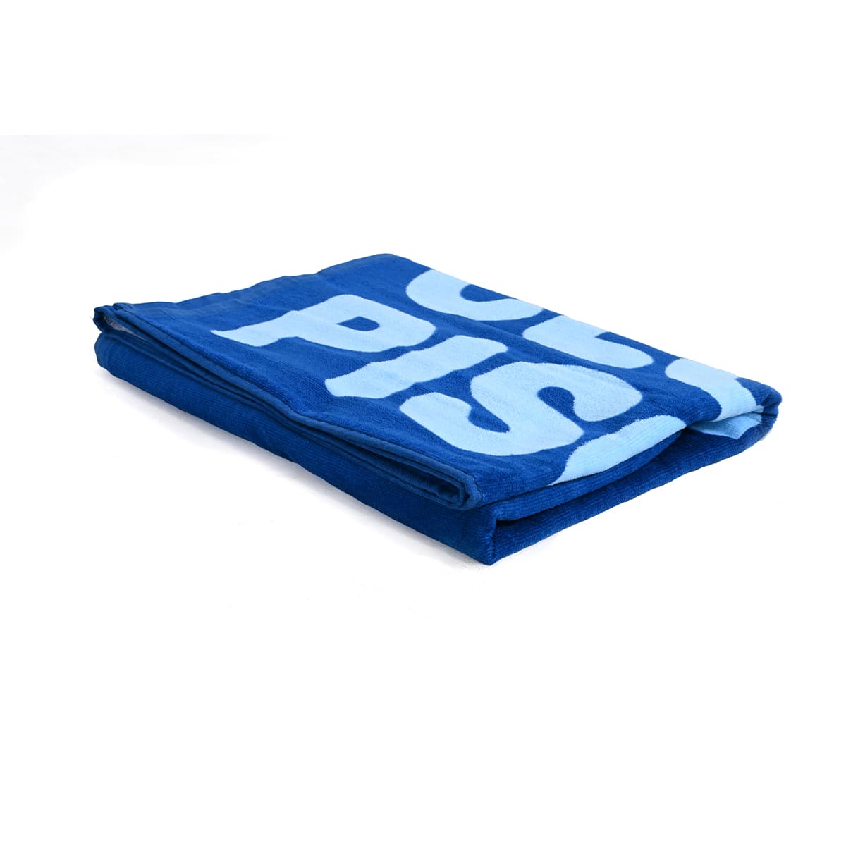 Beach towel with logo Club Piscine - Blue