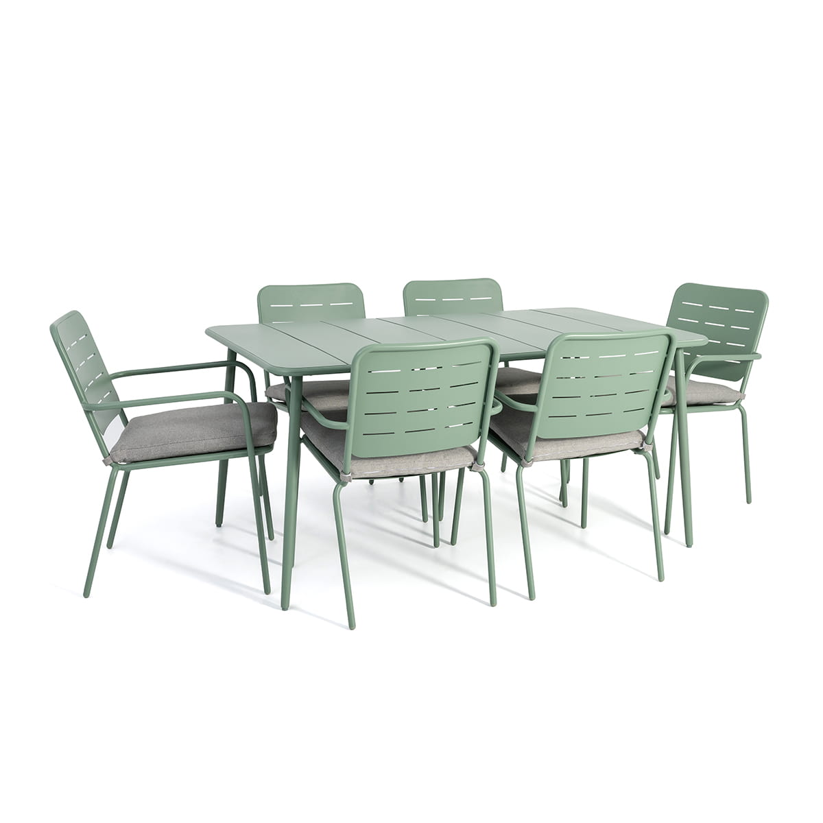 Flores Dining Set 6 Chairs and Table - Rectangular Table 35