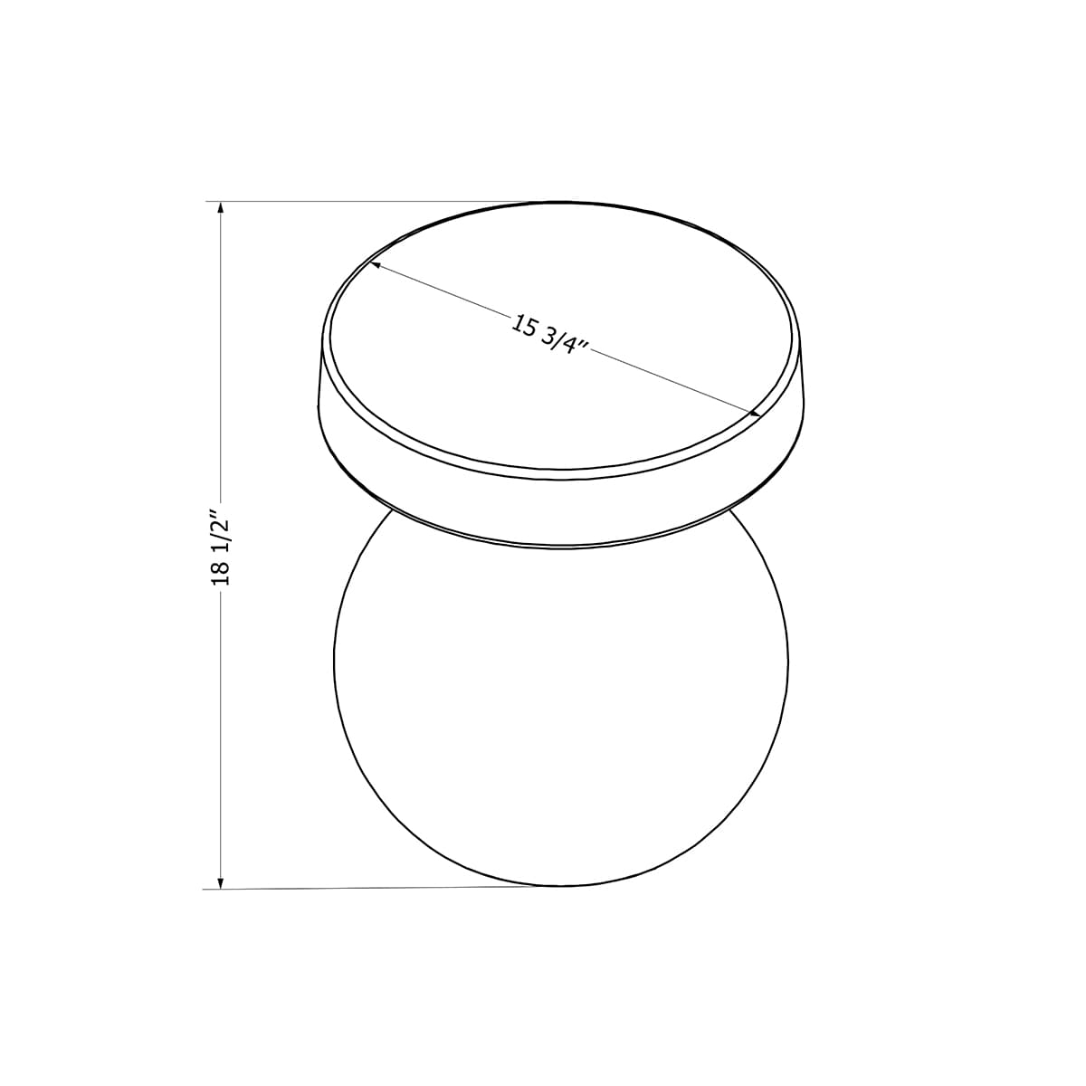 Table d'appoint - Begonia