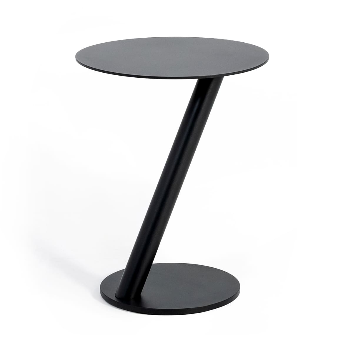 Table d'appoint ronde Reno - Noir