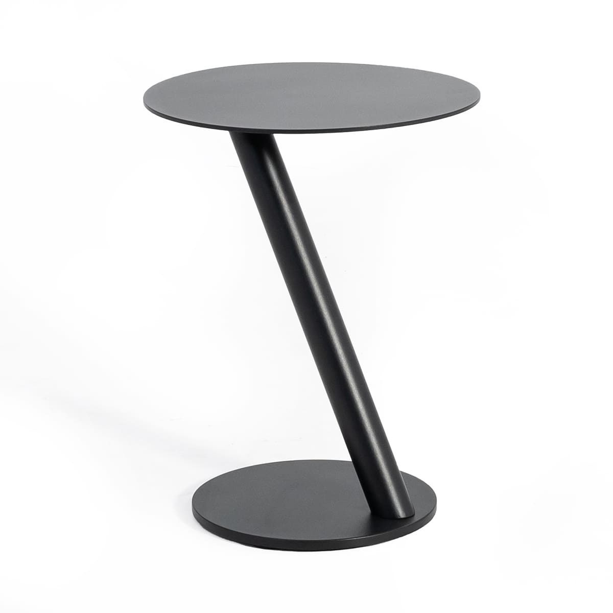 Table d'appoint ronde Reno - Noir