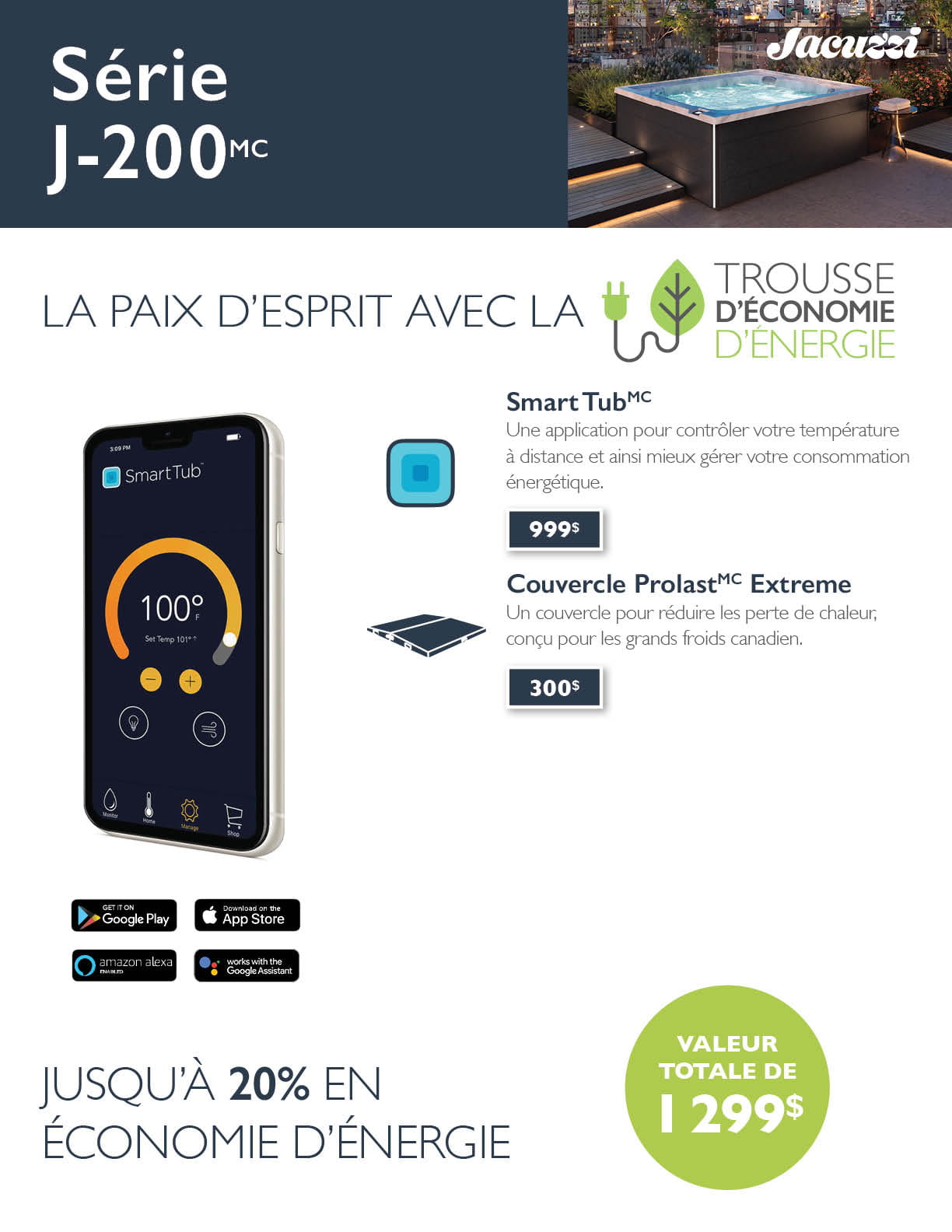 Spa J-275 Platinum - Smoke