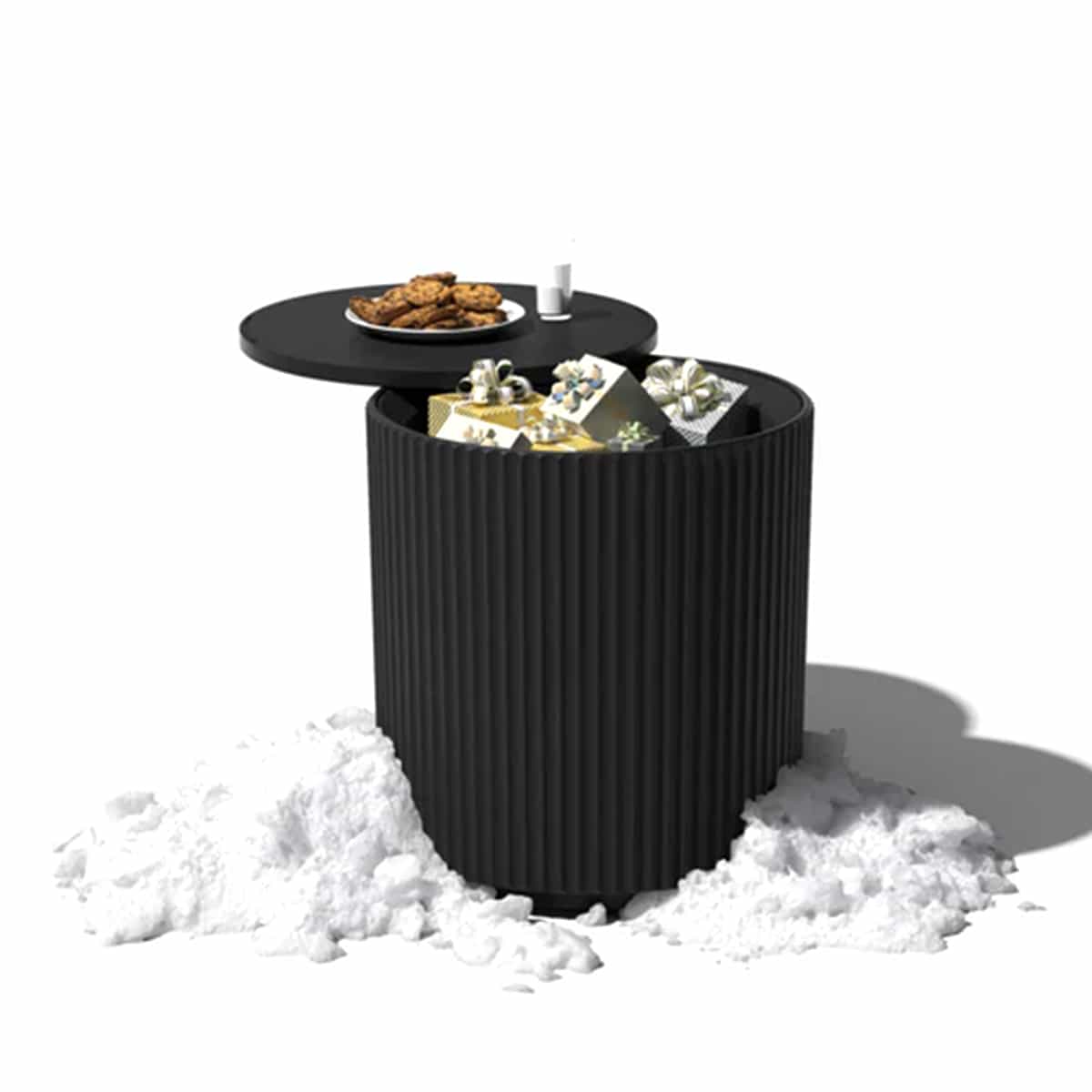 Table d'appoint Demi chill avec rangement