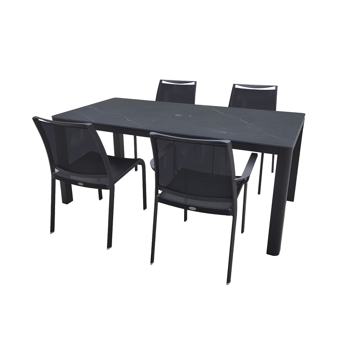 Chaise à diner Como sans bras