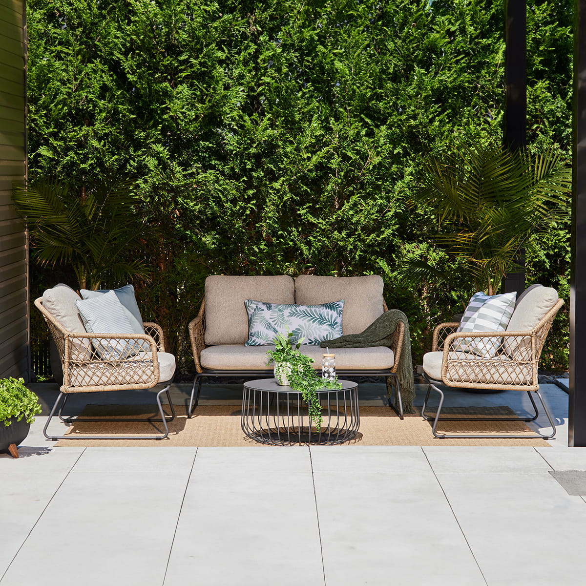 Iris Conversation Set with Coffee Tables