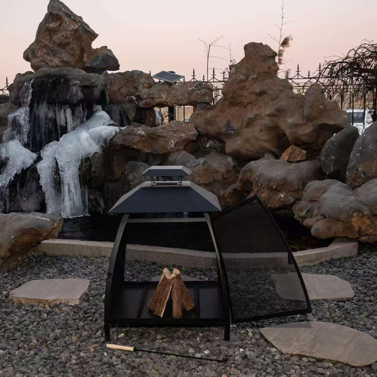 Foyer extérieur au bois - Bangkok