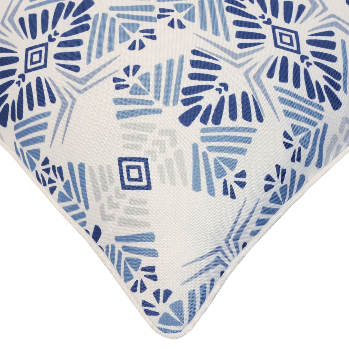 Square Cushion 18x18 in - Blue Print